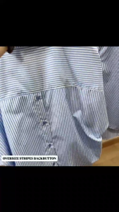 OVERSIZE STRIPES BACKBUTTON