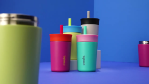 ✨SG【STOCK】Owala kinds Straw Cup 304 Stainless Steel Thermal Cup 12oz Portable Pocket Cup Toddler Cup with Straw children day gift