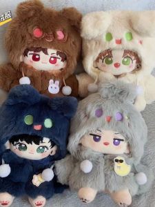 Light and Night Love 20cm Doll Clothes Cotton Doll Neutral Velvet Clothing Outwear Dress-up Xiao Yi Summer Mingxing Charlie Su