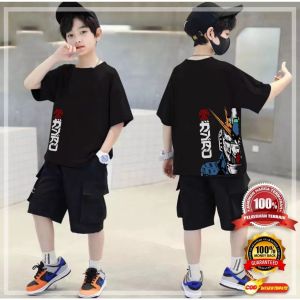 Baju Kaos Anak Laki-Laki Umur 9-16 Tahun / Kaos Anak Cowok Distro Karakter Robot Gumdam Katun