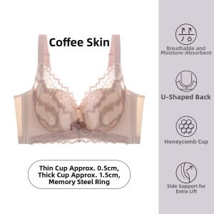 LOVE ESTEEM | Lifting and Gathering Supportive Underwear Elastic Cup Reduces Side Breast Tissues Prevents Sagging