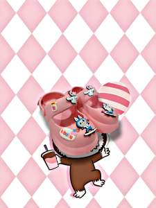 BestSeller Sandal Anak Cewek Sandal Labubu Tali belakang Sandal Kekinian