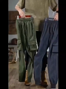 STAR FRUIT กางเกงผู้ชายทนต่อการสึกหรอและสกปรกสถานที่ก่อสร้างประกันแรงงานชุดทำงานชุดทำงานเสื้อผ้าผู้ชายไซส์ใหญ่ทรงหลวม