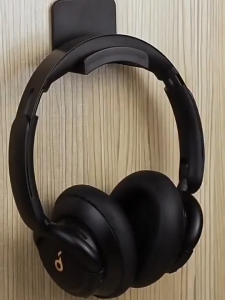 2PCS Headphone Stand Earphone Stand Wall Mounted Non Perforated Under Table Hook Headphone Stand
