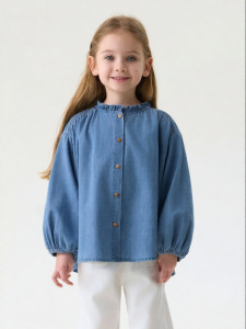 Marc&Janie | Vintage Lace Denim Girl Shirt