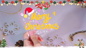 Decal Nail Giáng Sinh Hình Ông Già Noel Người Tuyết Tuần Lộc Tự Dính Trang Trí Móng