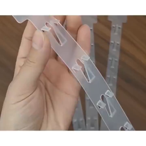 10Pcs Hook Clip Strip Display Makanan/Klip Display Snack/Strip Klip Produk/Hanger strip Gantungan/Strip Gantung Plastik