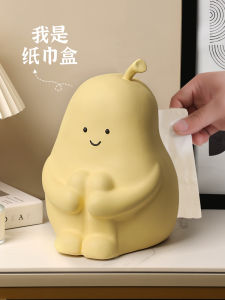 Ceramic Tissue Box Decorative Bathroom Toilet Tablecloth Holder Cute Design Home Living Room Dining Table Creative Decoration