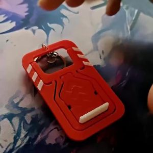Rafford Foldable Keychain Phone Stand Portable Mini Smartphone Holder for Travel Desk Compact Hands-Free Mobile Stand