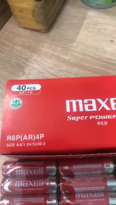 Combo 1 Hộp 40 Viên - Pin Tiểu Maxell - Pin AAA 3A Tuổi Thọ Pin Lâu Dài Hàng Chất Lượng Cao