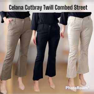 CELANA CUTBRAY BASIC PANT SOFT KATUN TWILL MELAR