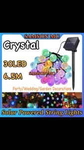 Crystal String Lights: A Comprehensive Guide to Solar-Powered & Waterproof 6.5m 30 LED Lights