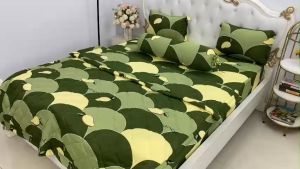 [HCM]Bộ Drap thun Hàn Quốc loại 1 có mền 5 món ( 1 drap + 1 chăn chần bông + 3 áo gối) đủ size