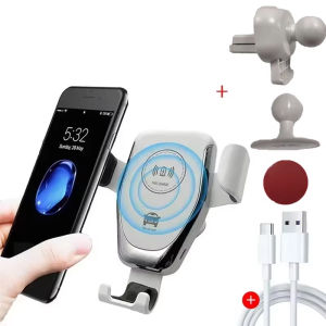 Giá Đỡ Sạc Không Dây Cho Ô Tô Tương Thích Với iPhone 17/16/15/14/13/12 Pro XS Max XR Samsung Xiaomi Sạc Nhanh Tương Thích Với Nhiều Điện Thoại