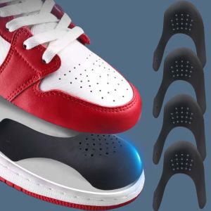 10Pcs Light Anti Crease Protector Toe Cap Crease Bending Supporting White Black Breathable Shoe Support Frame Crease-Resistance for Sports