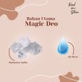 MAGIC DEO Penghilang Bau Badan Alami Natural Deodorant Tawas Spray Feed your Skin Anti Ketiak Hitam. 