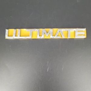 Emblem Bagasi Tulisan ULTIMATE Mobil Mitsubishi XFORCE 2024 UP Chrome Premium CAR
