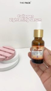 THE FACE Collagen Serum 20ml BPOM – Mencerahkan Melembapkan & Kencangkan Kulit Wajah