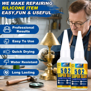 Waterproof Super Meatl Glue Porcelain Tile Extra Strong Instant Adhesive Contact Cyanoacrylate 502 Metal Rubber Heat Resistant