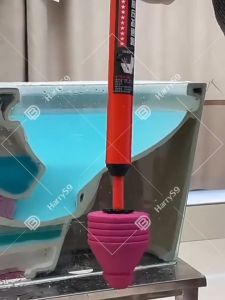 【100% solution to toilet blockage】50000Pa toilet plunger high pressure pam tandas tersumbat toilet pump plunger pipe dredging tools air drain blaster