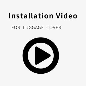【Video#】Non-product，Just a video!! For Luggage Cover Installation Video!! Plastic Bags Will Be Given Away For Free