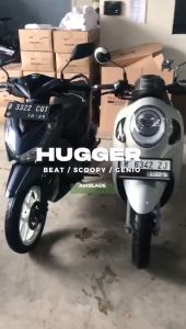 HUGGER BEAT FI F1 ESP DELUXE STREET SCOOPY GENIO 2012-2024 NEW OLD SPAKBOR KOLONG HUGER AIR BLADE
