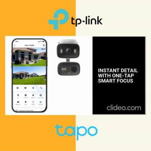 TP-Link Tapo C100 Home Security WiFi CCTV 1080p/2MP | Motion Detection | Two-Way Audio | Indoor Camera