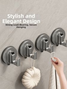 FAJIENUO | Suction Cup Hook No Drilling Strong Load-bearing