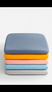 1PCS Memory Foam Chair Cushion Ice Silk Chair Cushion Comfortable Memory Foam Breathable Detachable