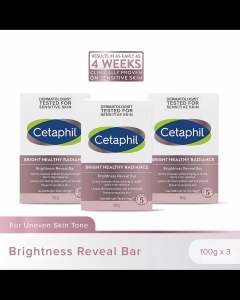 Cetaphil Bright Healthy Radiance Brightness Revival Bar Gentle Cleanser for Sensitive Skin 80g