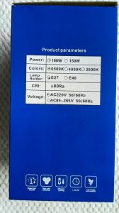 Bóng đèn Led tản nhiệt nhôm 100W SIRNIAN đui E27 siêu sáng dùng trong trong nhà xưởng chụp ảnh sản phẩm livestream