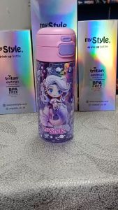 My Style TM 1311 A Dual Functions Drink TRITAN Bottle 600ml for Junior Girls - Botol Minum Dual Fungsi Anak Perempuan
