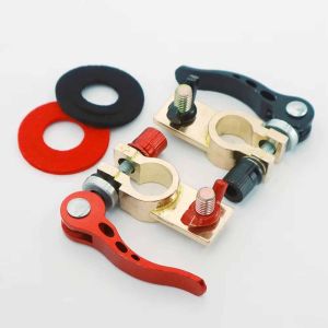 2 Cái Kẹp Cáp Nhôm Đầu Cổng Pin Ô Tô Bộ Chuyển Đổi Kẹp Dây Cho Hệ Thống Khởi Động-Dừng Pin Xe Hơi