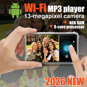 Famue | Students MP3/MP4 Player with Android 10 and Wi-Fi Bluetooth 4G RAM 13MP 8-Core CPU Google Play Store YouTube Spotify UP to 256G