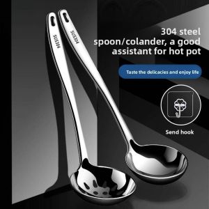 Besee | Stainless Steel Long Handle Soup Spoon Set Deepened
