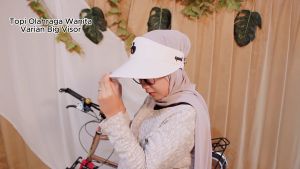 IGULS ™ Topi Olah Raga Wanita Sport Big Visor Anti Panas UV Kualitas Premium