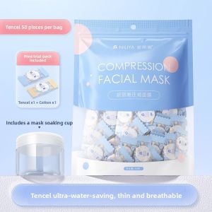 Ultra-Thin Silk Masking Paper Disposable Facial Wet Wipes Beauty Salon Professional Astringent Skin Toner Makeup Cotton Pads