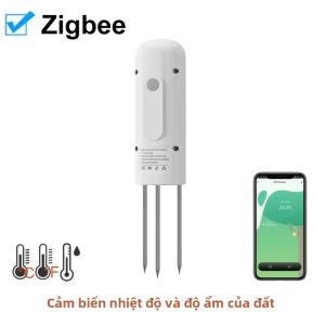 Máy Đo Độ Ẩm Đất Thông Minh Tuya Zigbee Máy Đo Nhiệt Độ Và Độ Ẩm Không Thấm Nước Để Tự Động Hóa Vườn Với Máy Đo Nhiệt Độ Và Độ Ẩm - Máy Dò Tưới Nước