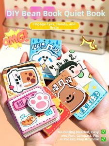 Decorative Stickers Book DIY Crafting Aesthetic High Diary Change Clothes Book For Kids Cartoon Style