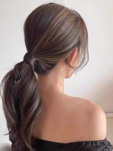 High Elasticity Hair Ties Womens Elegant Bohemian Style Fake Hair Bands Real Hair Headbands Fashionable Hair Accessories