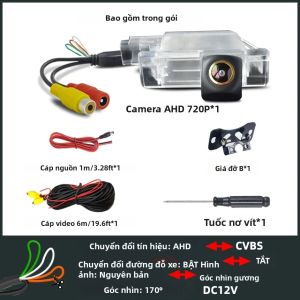 Camera Dự Phòng AHD 1080P Hoặc 720P 170 °   Phía Sau Ngược Cho Citroen Peugeot 1007 2008 3008 208 301 307/308 406/407 408 508 607 806 Phụ Kiện Xe Hơi