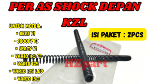 PER AS SHOCK DEPAN ISI 2PCS KODE-KZL HONDA AHM BERKUALITAS ASLI ORIGINAL 100% BERGARANSI 1BULAN ORI.