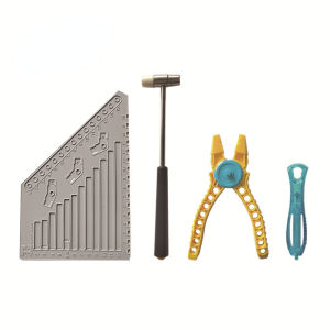 Building Block Tool Kit Brick Separator Measuring Plate Ruler Plier Hammer Tweezer Lifting Device Removal Part Compatible Legoed