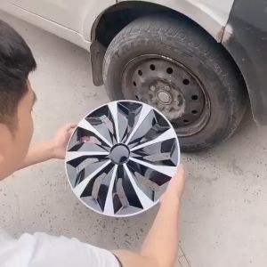 Bộ 4 ốp lazang xe ô tô MG5 MT R15 inch kèm logo mg - ốp chụp mâm bánh xe bản thiếu vành sắt kích cỡ lốp R15 mg5 mt