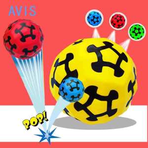 Bafada Kids PU Bouncing Ball Cartoon Soft Bouncing Ball Toy Irregular Diamond Jump Ball Toys Stress Relief Balls Have Fun Play Ball Eco- Friendly Light Children Outdoor Toys