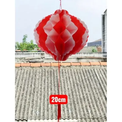 Lampion Merah Putih Lampion Lipat Hiasan Dekorasi Lampion Aksesoris Hut RI Hiasan Agustus