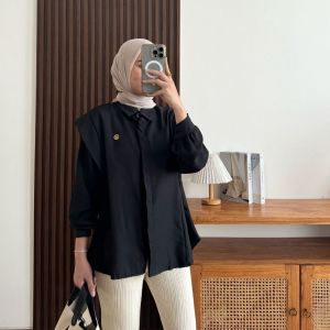 Andini Blouse Shakila Premium Atasan Wanita Polos