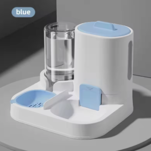 Cat feeding water feeder dog bowl cat bowl smooth food and water supply two-in-one water dispenser cat bowl pet supplies