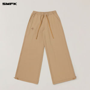 SMFK | Cross Statue Pagoda Design Wide Legged Comfortable Casual Sport Pants