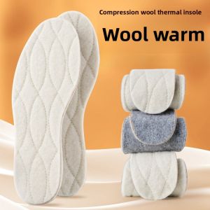 XIANZHAO | Warm Wool Shoe Insoles Womens Fleece Lined Fur Integrated Soft Absorbent Odor Control Winter Footwear Accessories